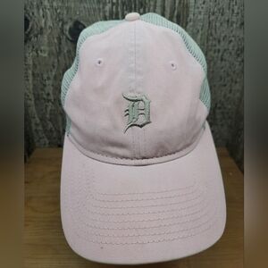 Detroit Tigers Womens New Era Baseball Hat Cap Adjustable Strapback Meshback OS